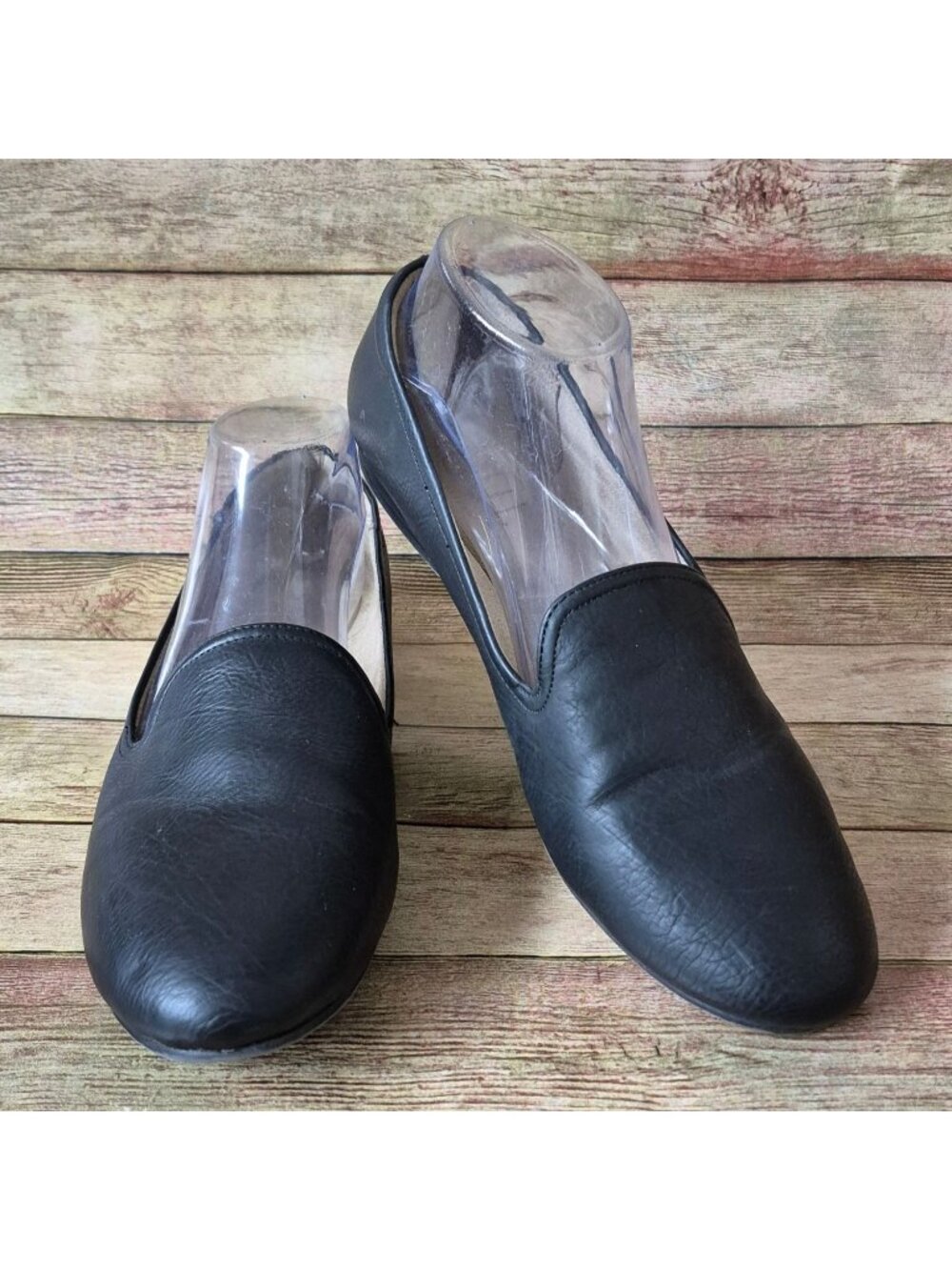 Soul Naturalizer 10 Alexis Black Comfort Loafer Faux Leather Slip On Memory Foam